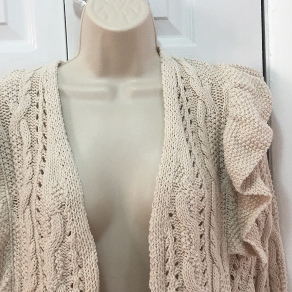 Universal Thread Womens Ruffle Cardigan NTW - Picture 3 of 8